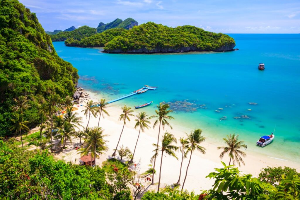 The beautiful beaches of captivating Koh Samui make it a top-tier destination for summer sun-seekers - Luxury Escapes
