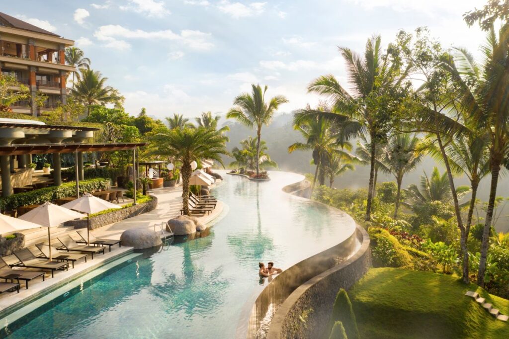 Padma Resort Ubud's breathtaking pool is just one of the amazing spots in Bali to seek serenity in the sun - Luxury Escapes