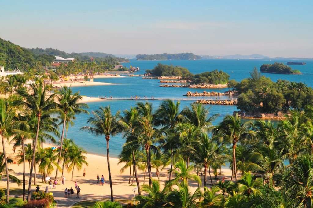 Beach resorts and family fun abound at Sentosa Island in Singapore, one of the best destinations for travelling sun-seekers - Luxury Escapes