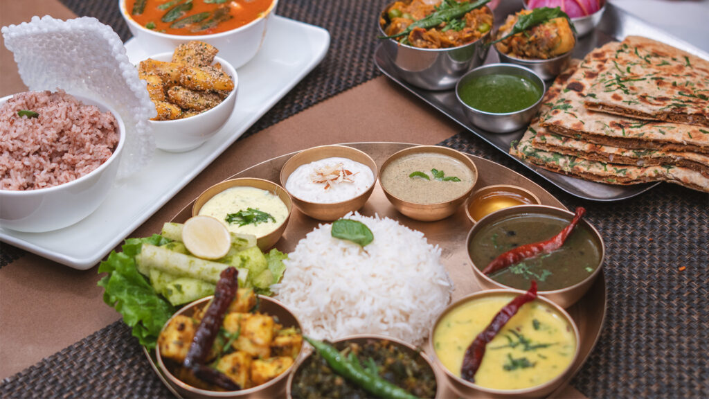 A delicious thali at New Delhi's Cafe Lohta - Luxury Escapes