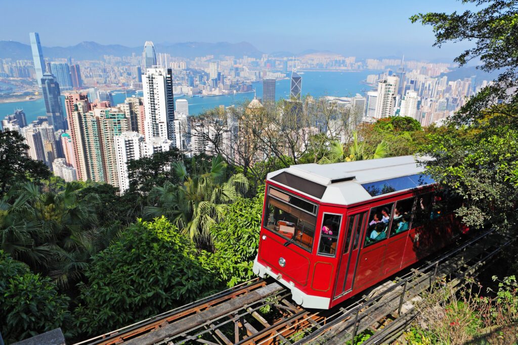 Hong Kong sky rail, one of the best cities for public transport - Luxury Escapes