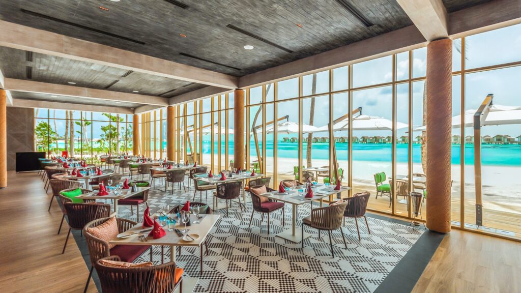 Restaurant at Hard Rock Hotel Maldives