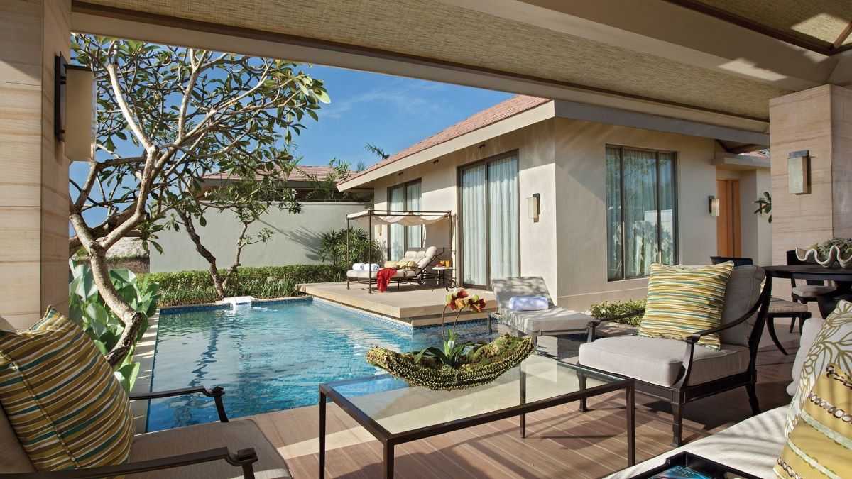 Enjoy plenty of space and views of the Indian Ocean in the One-Bedroom Villa Ocean View at Mulia Villas - Luxury Escapes