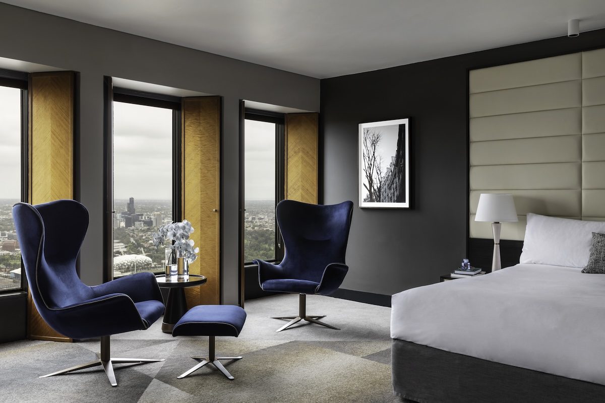 A room at Sofitel on Collins, who have launched their new bar in partnership with Chicago the musical - Luxury Escapes