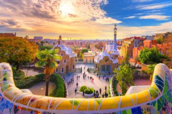 Park Guell in Barcelona, a Spanish city that makes a great family-friendly holiday destination - Luxury Escapes