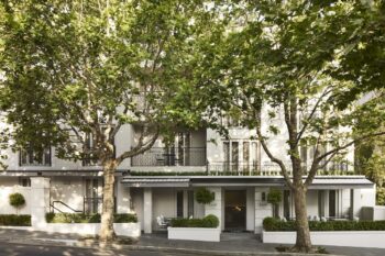 The facade of The Lyall, a new boutique hotel in Melbourne - Luxury Escapes