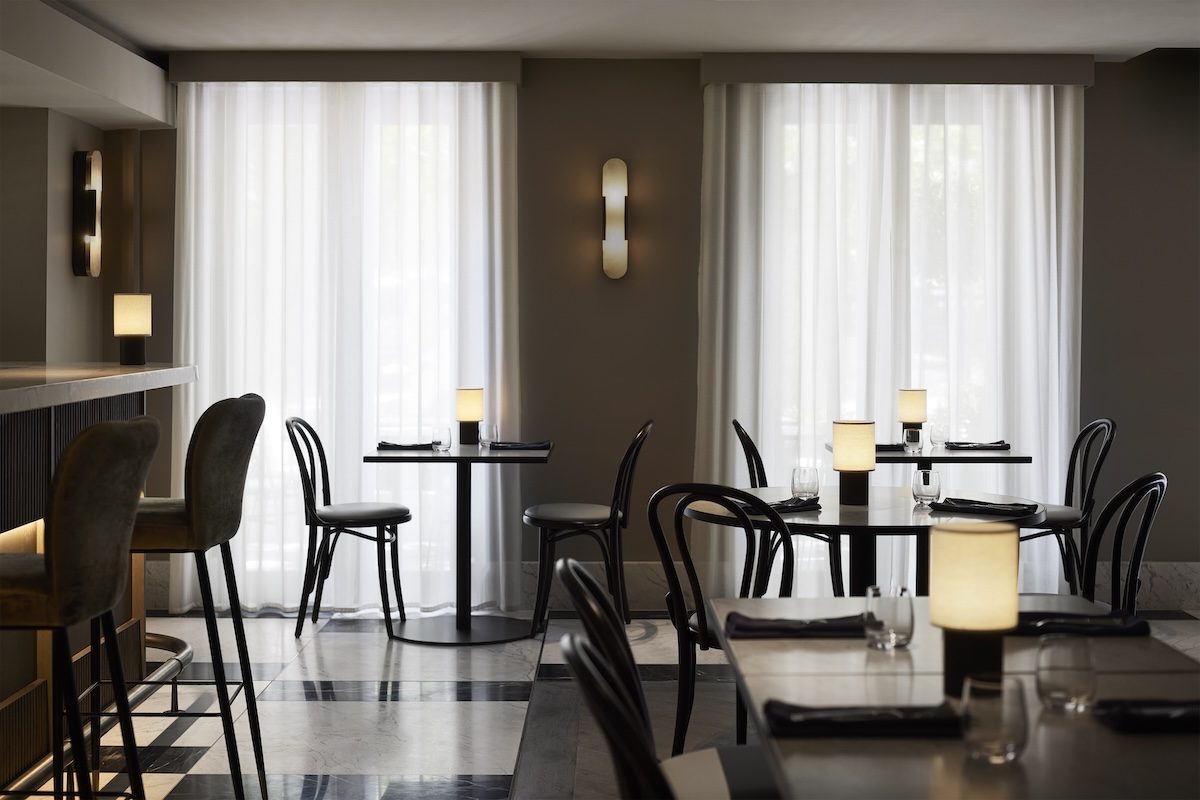 The dining room in the Lyall, a French-inspired boutique hotel in Melbourne - Luxury Escapes