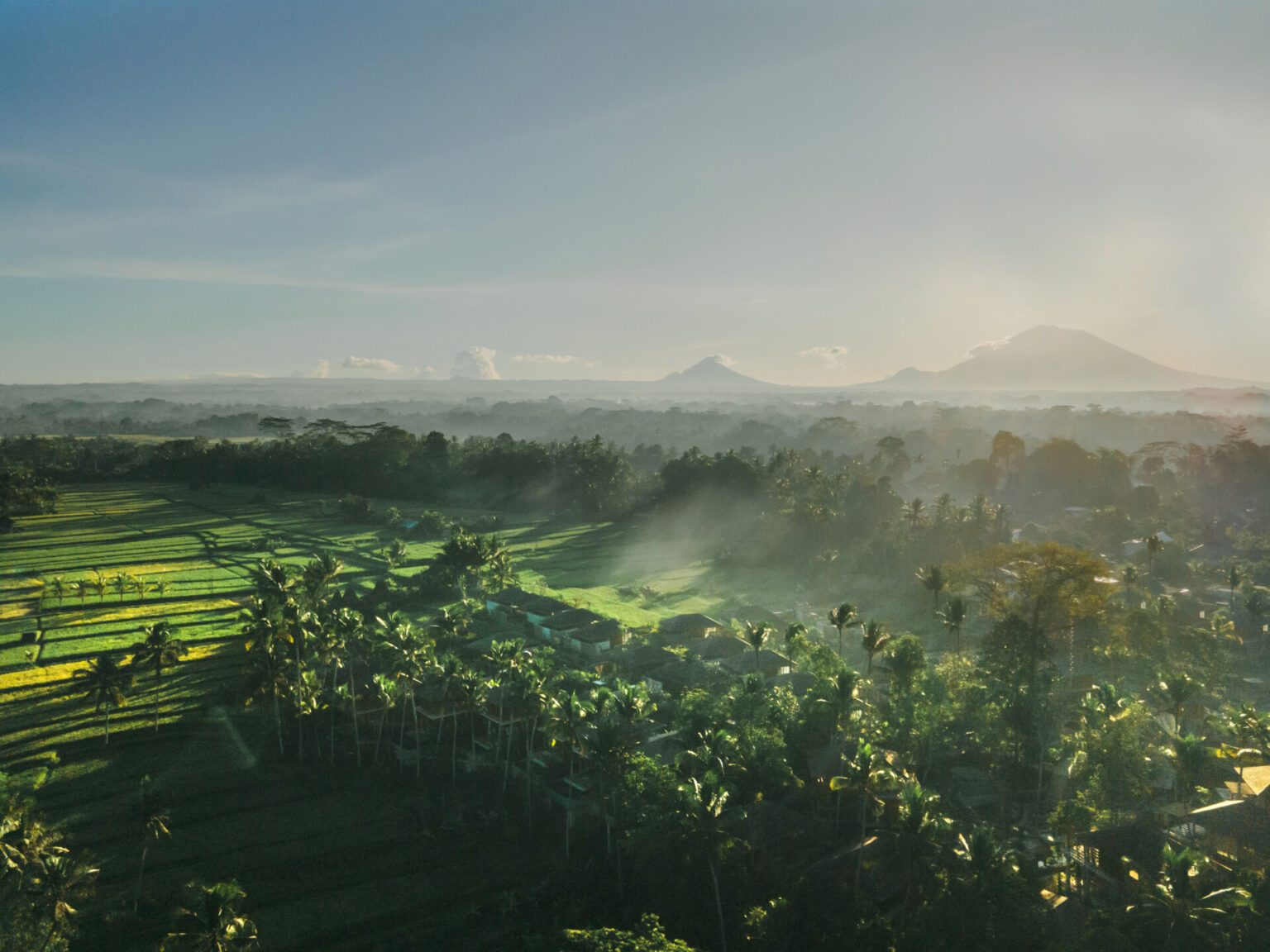 An aerial shot of the Kappa Senses Ubud, one of the most blissful retreats in Bali - Luxury Escapes