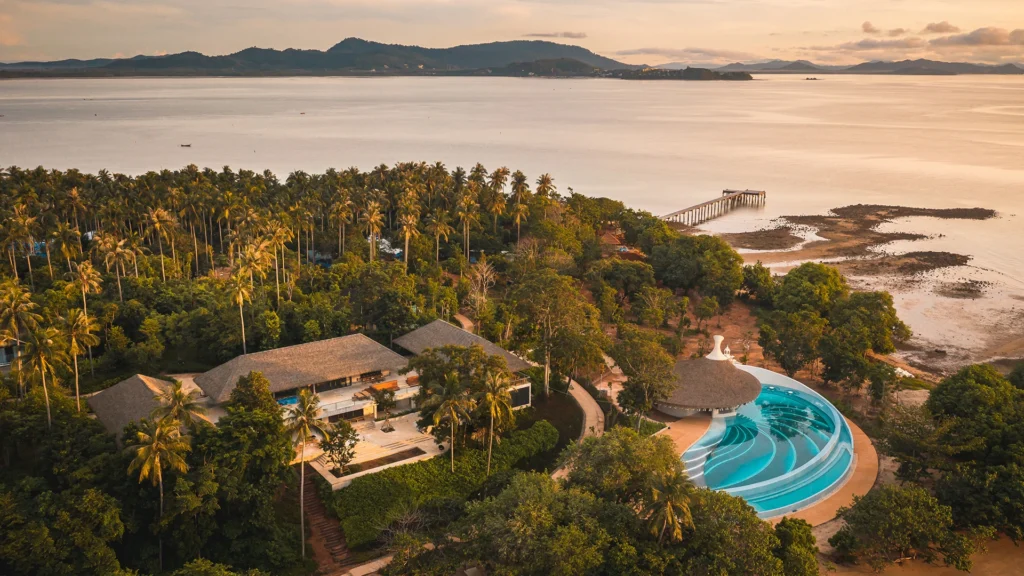 An aerial of Island Escape by Burasari, one of our top picks for budget holidays in Thailand - Luxury Escapes