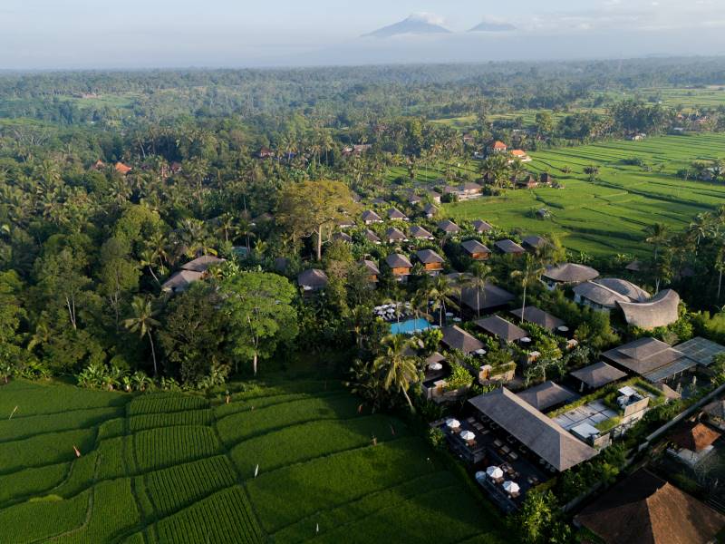 An aerial of Kappa Senses Ubud - Luxury Escapes