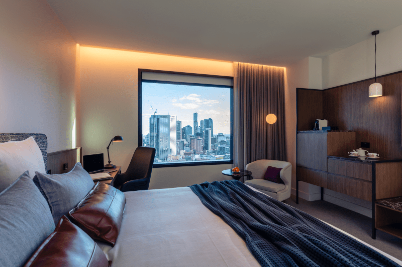 Next Level King with City View at Next Hotel Melbourne - Luxury Escapes