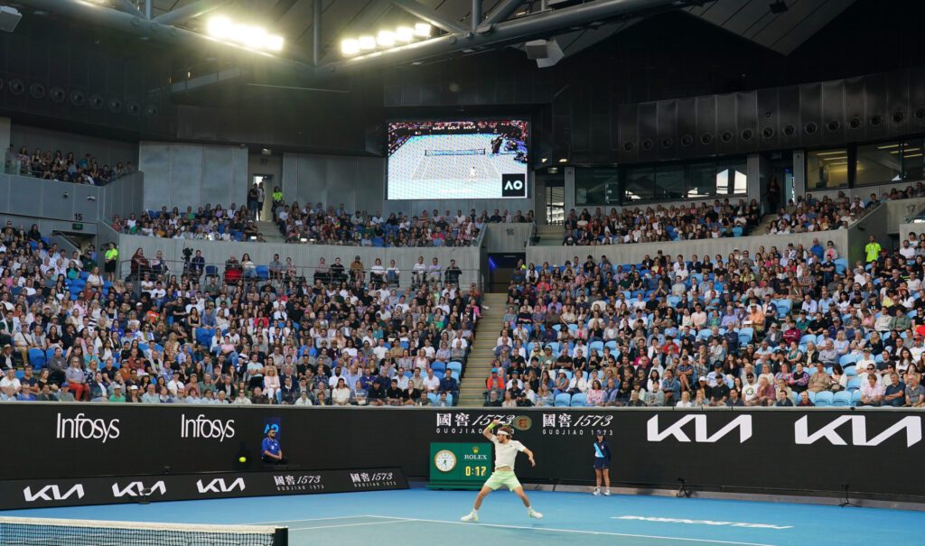 Stefanos Tsitsipas appears at the Australian Open 2024, which is set to be bigger and better in 2025, so secure your tickets now - Luxury Escapes