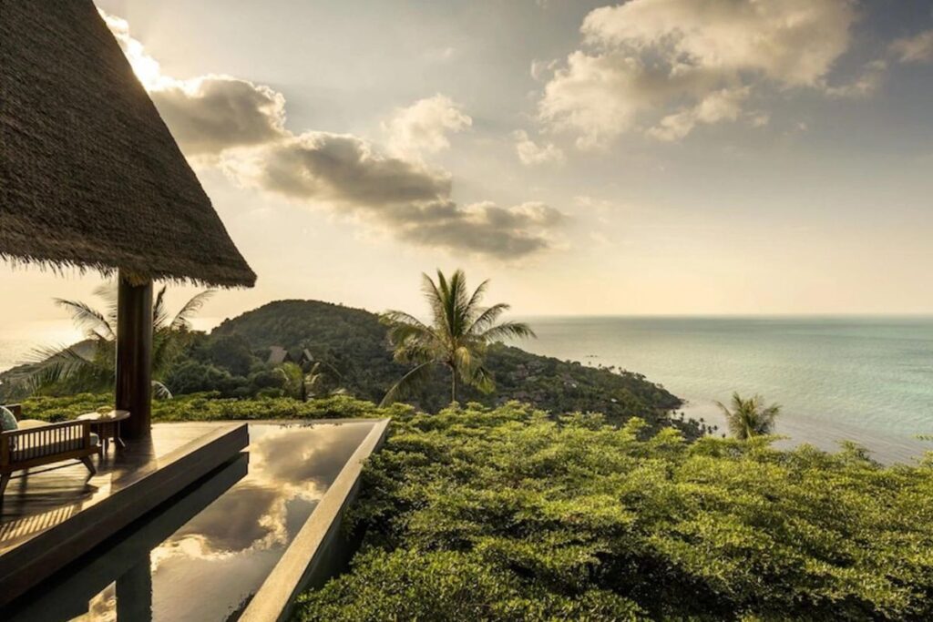 Four Seasons Resort Koh Samui, where season three of The White Lotus is rumoured to be set, is one of the best places to have your own White Lotus experience in Thailand - Luxury Escapes