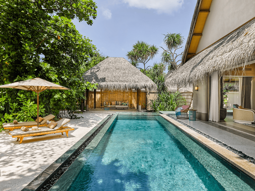 A Beach Villa with Pool at JOALI Maldives - Luxury Escapes