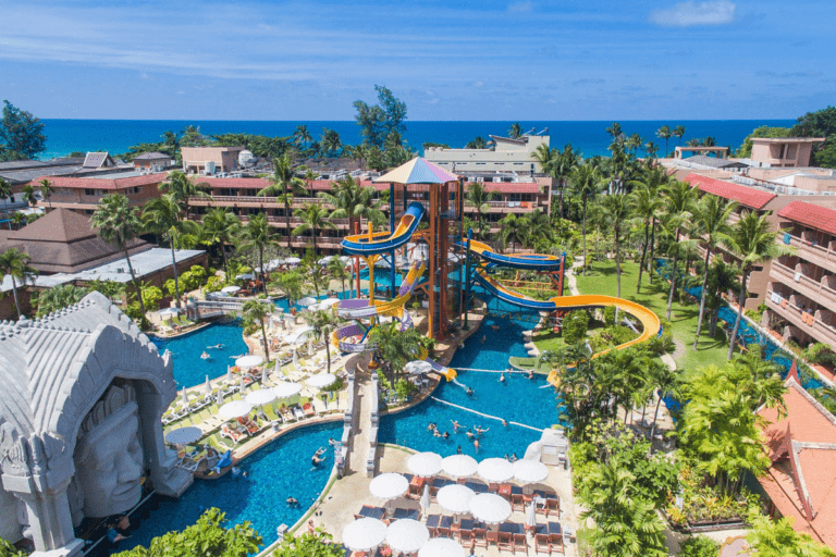 The three waterslides at Phuket Orchid Resort and Spa, one of Thailand's best family resorts - Luxury Escapes