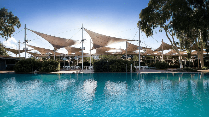 The pool at Sails in the Desert- Luxury Escapes