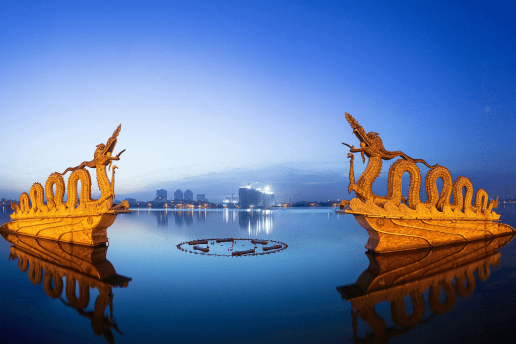 The Twin Dragons that watch over Hanoi's Western Lake - Luxury Escapes