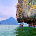 Family of four kayaking in Phuket Thailand - Luxury Escapes