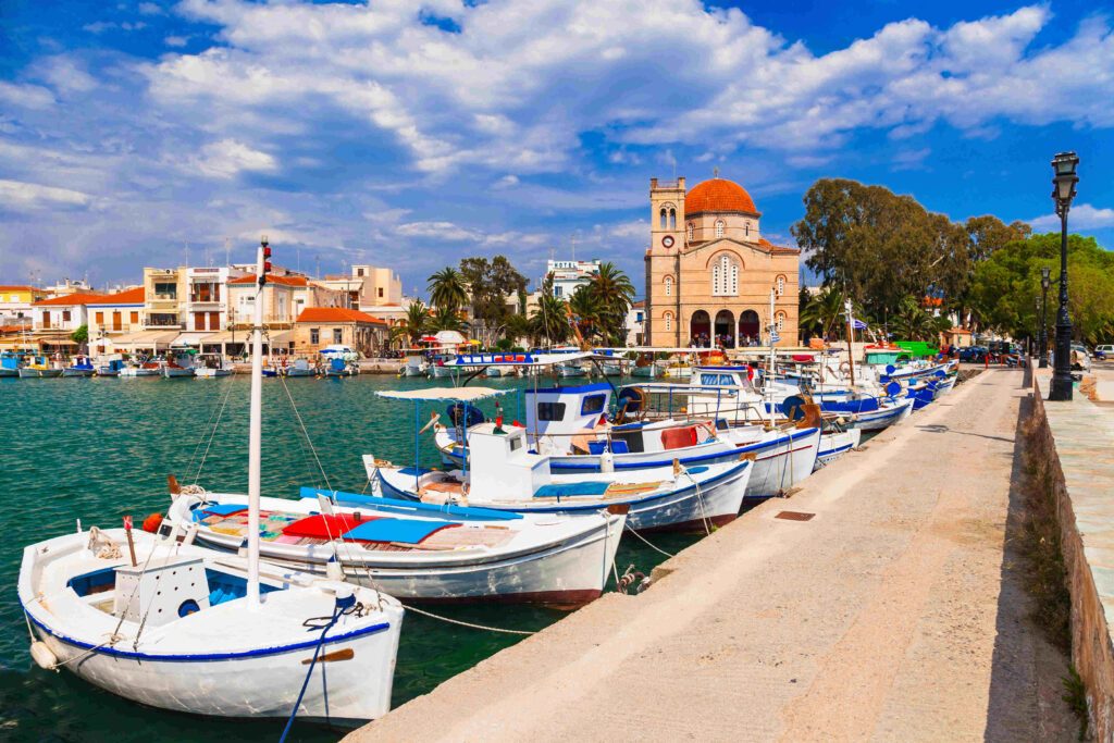 Aegina Island, the setting for the Pistachio Fest, one of the best things to do in Athens - Luxury Escapes