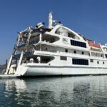 The Coral Discoverer, a Coral Expeditions cruise ship, one of the best ways to see Australia