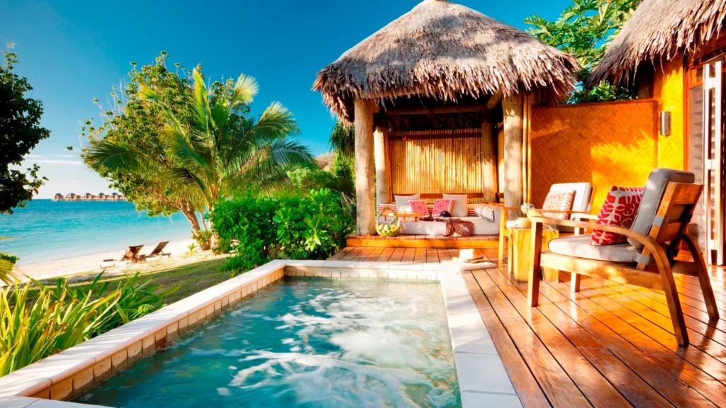 Deluxe Bure at Likuliku Lagoon Resort, Fiji's most luxe adults-only resort - Luxury Escapes 