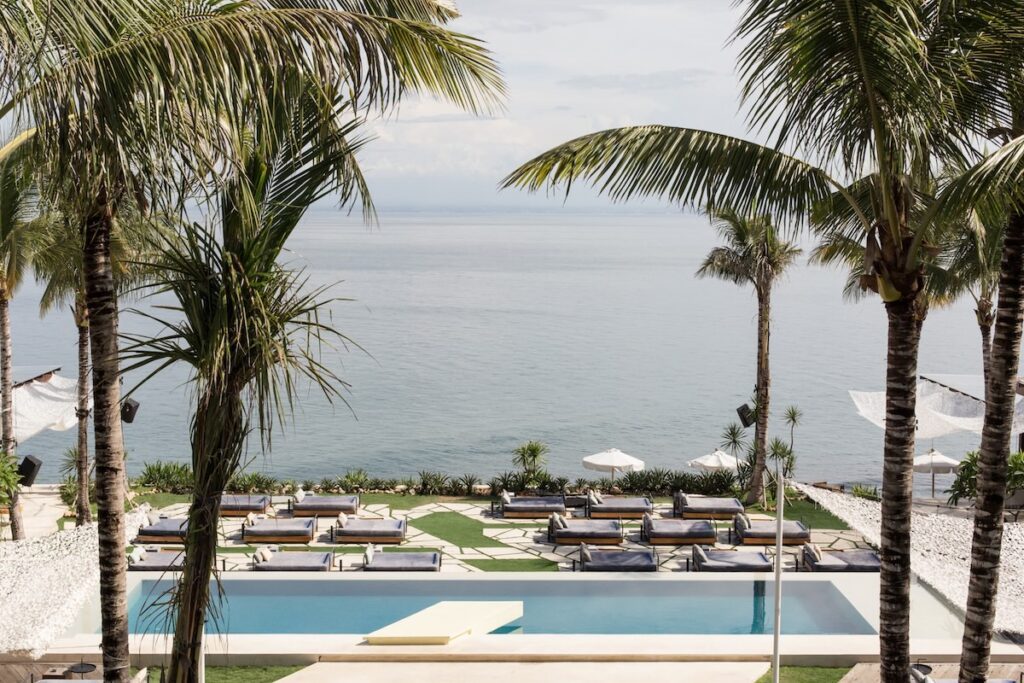 Ocean views at Ulu Cliffhouse, one of Bali's best boutique hotels and beach clubs - Luxury Escapes