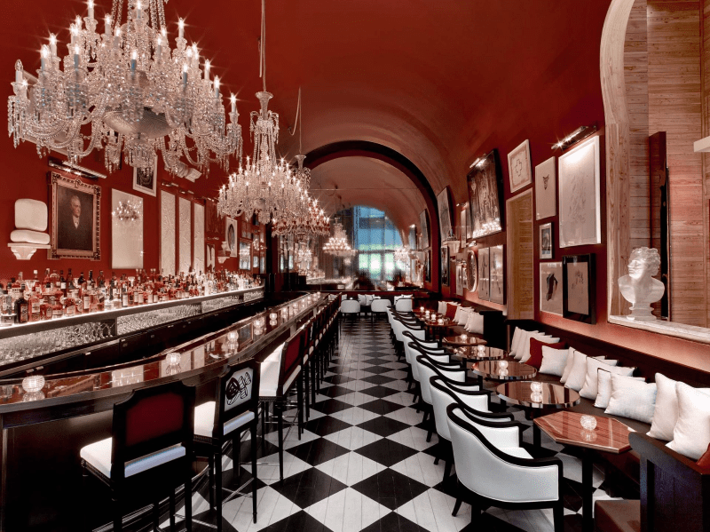 The Bar, in NYC's Baccarat Hotel, is one of the city's best bars - Luxury Escapes