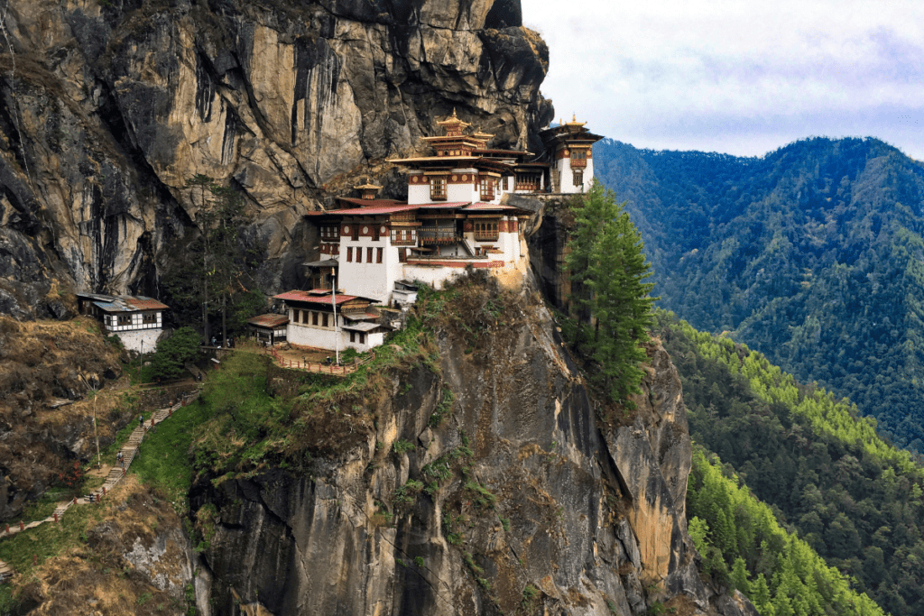 Tiger's Nest monastery, one of the best sights to see on a bucket-list trip to Bhutan - Luxury Escapes