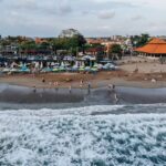 The beach at Canggu.