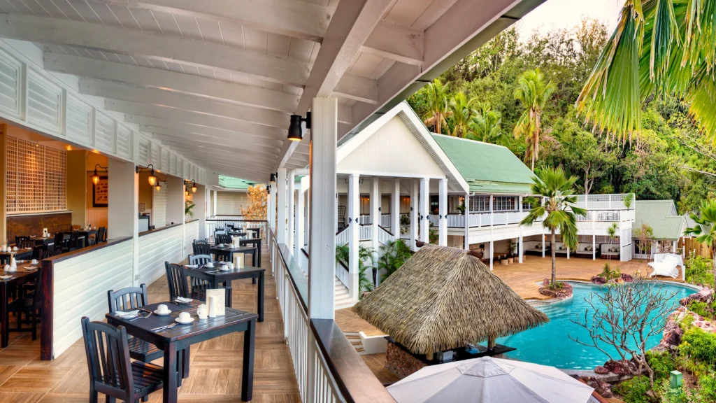 Terrace Restaurant at Malolo Island Resort, one of Fiji's best island resorts - Luxury Escapes 