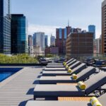 The rooftop pool deck at Le Meridien Melbourne - Luxury Escapes