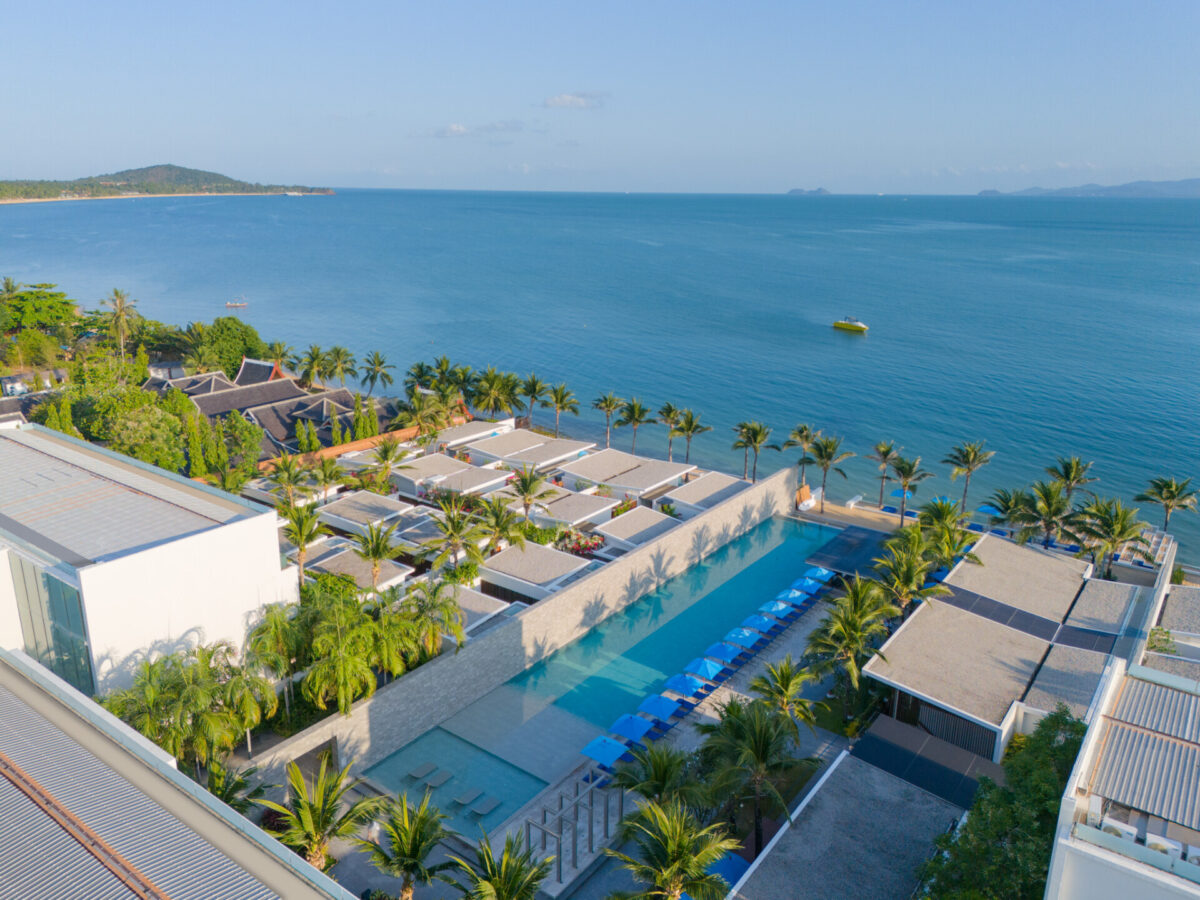 An aerial view of Explorar Koh Samui - an adults-only resort on Luxury Escapes
