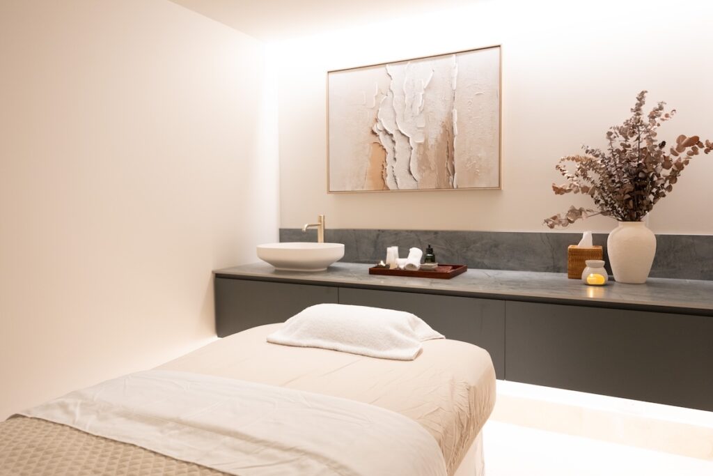 A treatment room at Avani Mooloolaba Beach Hotel