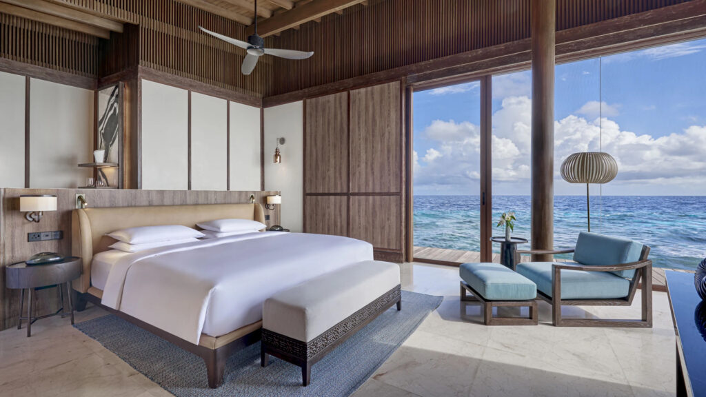 Overwater villa at Park Hyatt Maldives Hadahaa - Luxury Escapes
