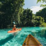 Kayaking in Espiritu Santo, one of the reasons to go to Vanuatu - Luxury Escapes