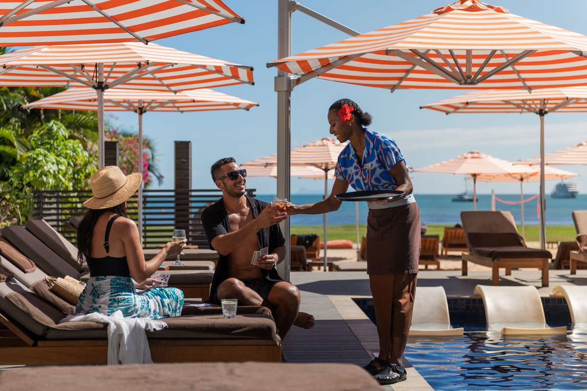 KORO adults-only pool area at Hilton Fiji Beach Resort & Spa, Denarau Island - Luxury Escapes