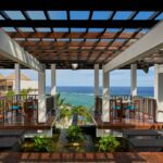 Crystal Blue Ocean Grill restaurant at Samabe Bali Suites & Villas. Luxury Escapes.