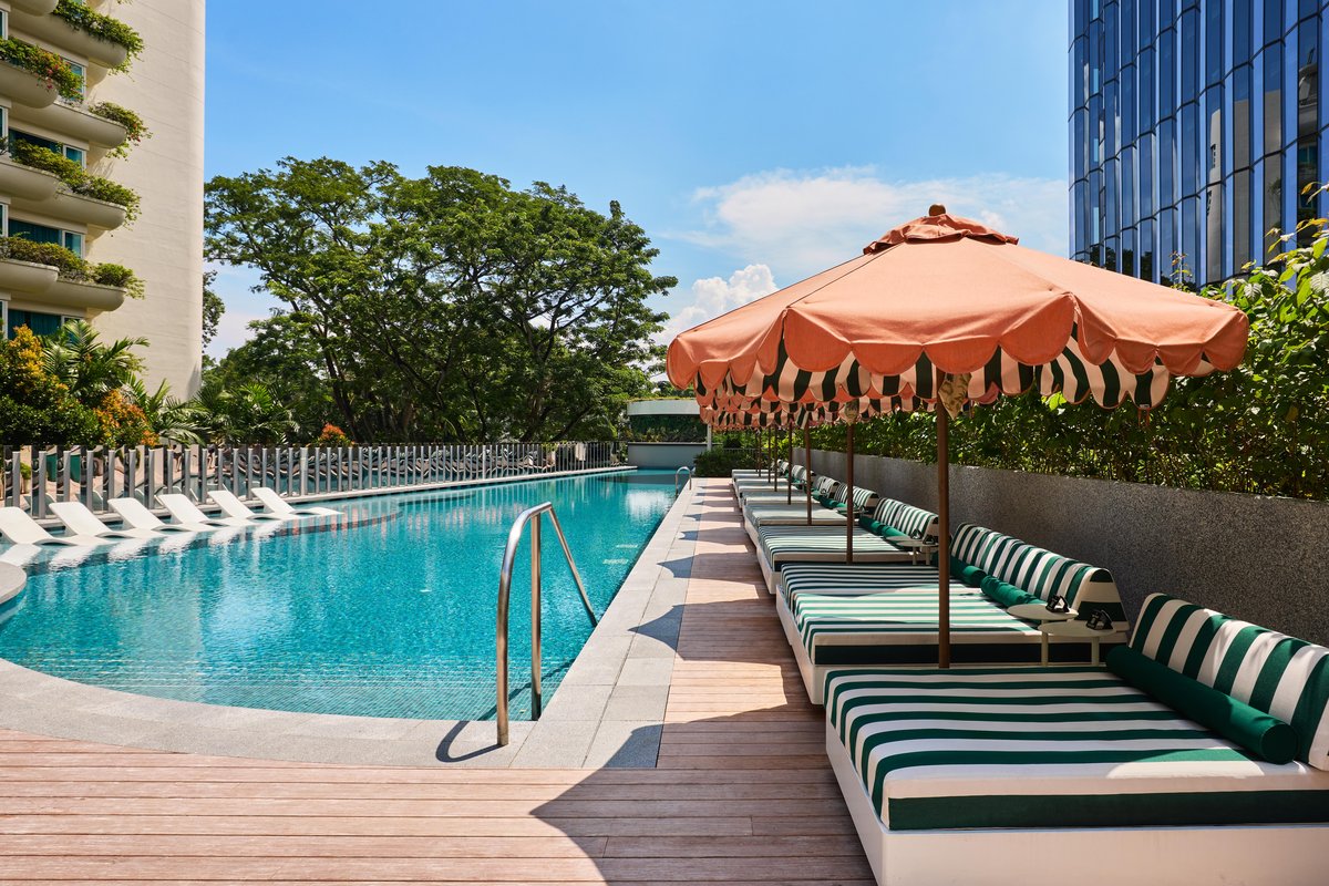 Outdoor pool deck, why stay at The Standard, Singapore - Luxury Escapes