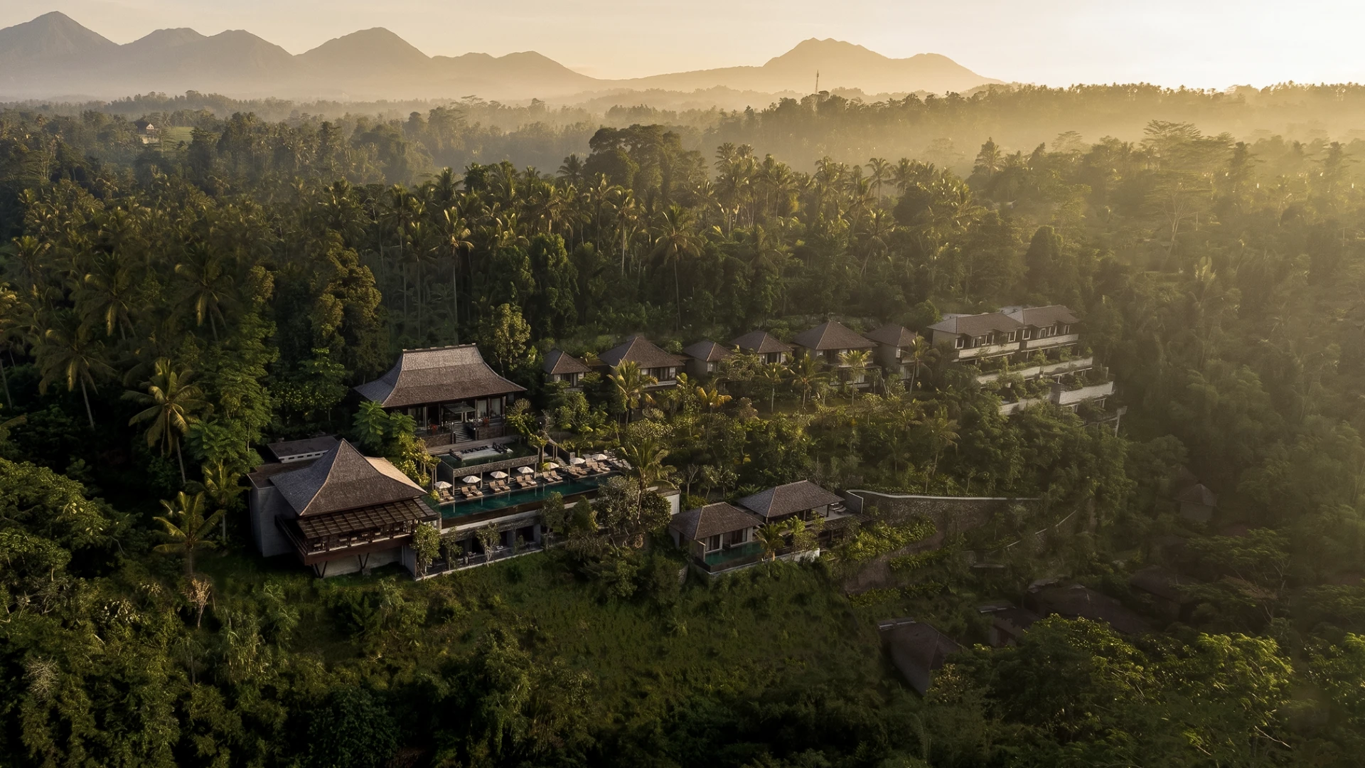 Aerial view of Ayatara Resort Ubud - Luxury Escapes