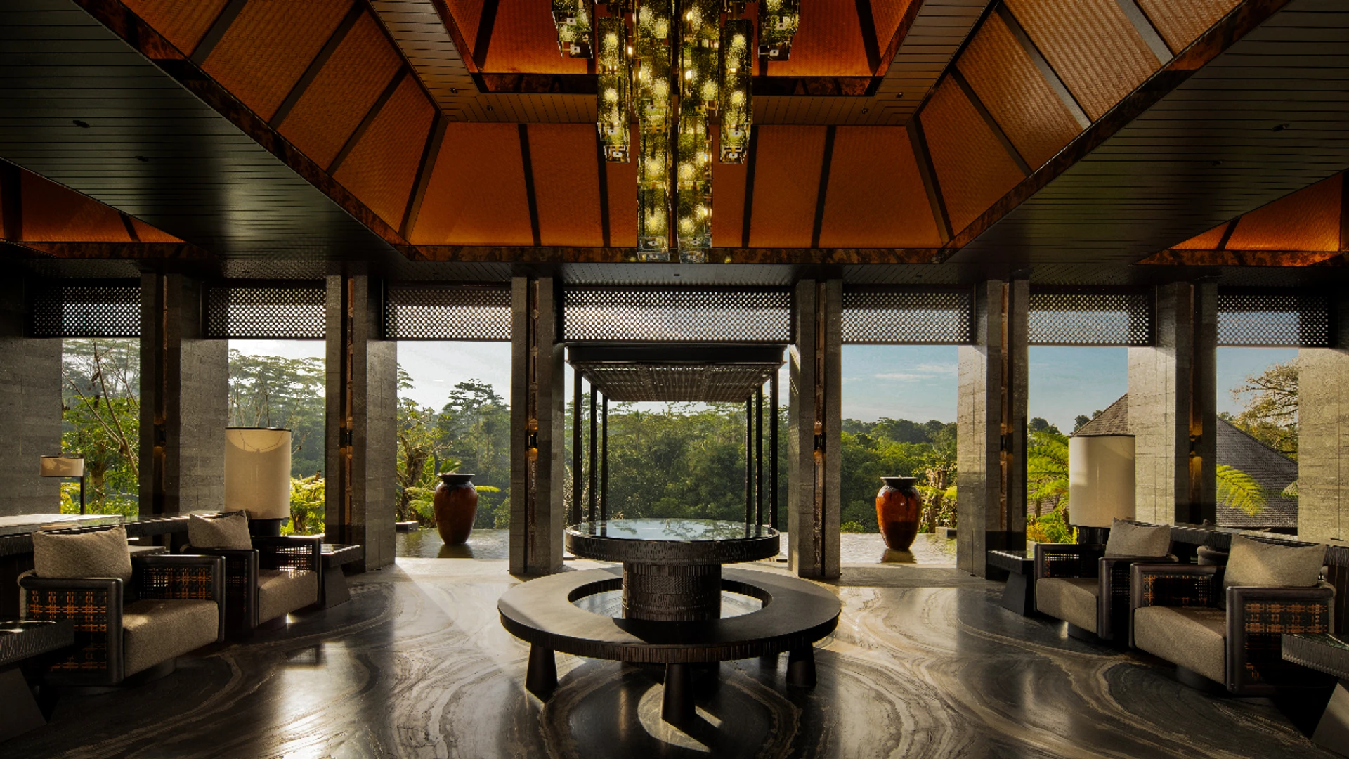 The lobby at Ayatara Resort Ubud - Luxury Escapes