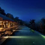 A night shot of Ayatara Resort Ubud - Luxury Escapes