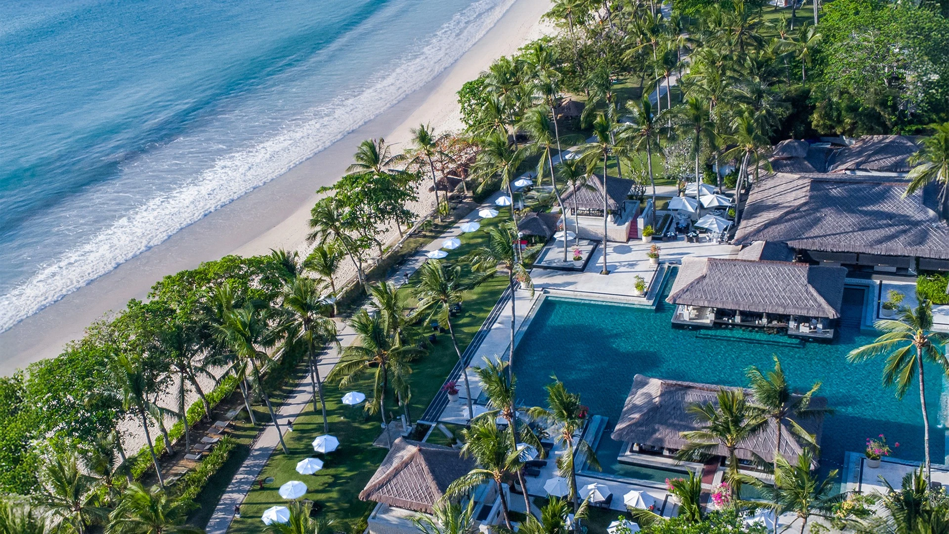 Aerial view of InterContinental Bali Resort - Luxury Escapes.