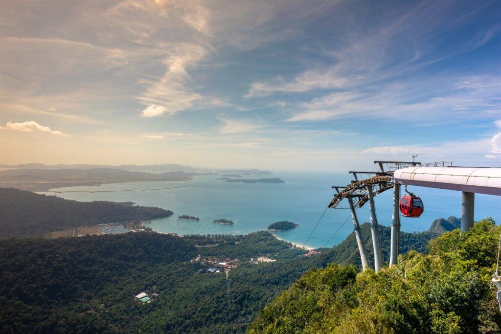 Cable Car at Langkawi Island, Malaysia