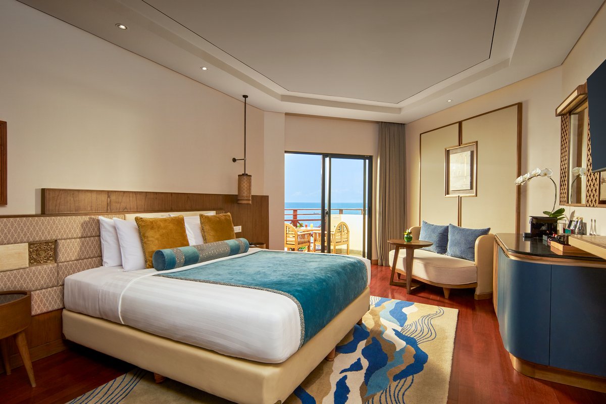 Premiere Ocean View Room at Grand Mirage Resort & Thalasso Bali.