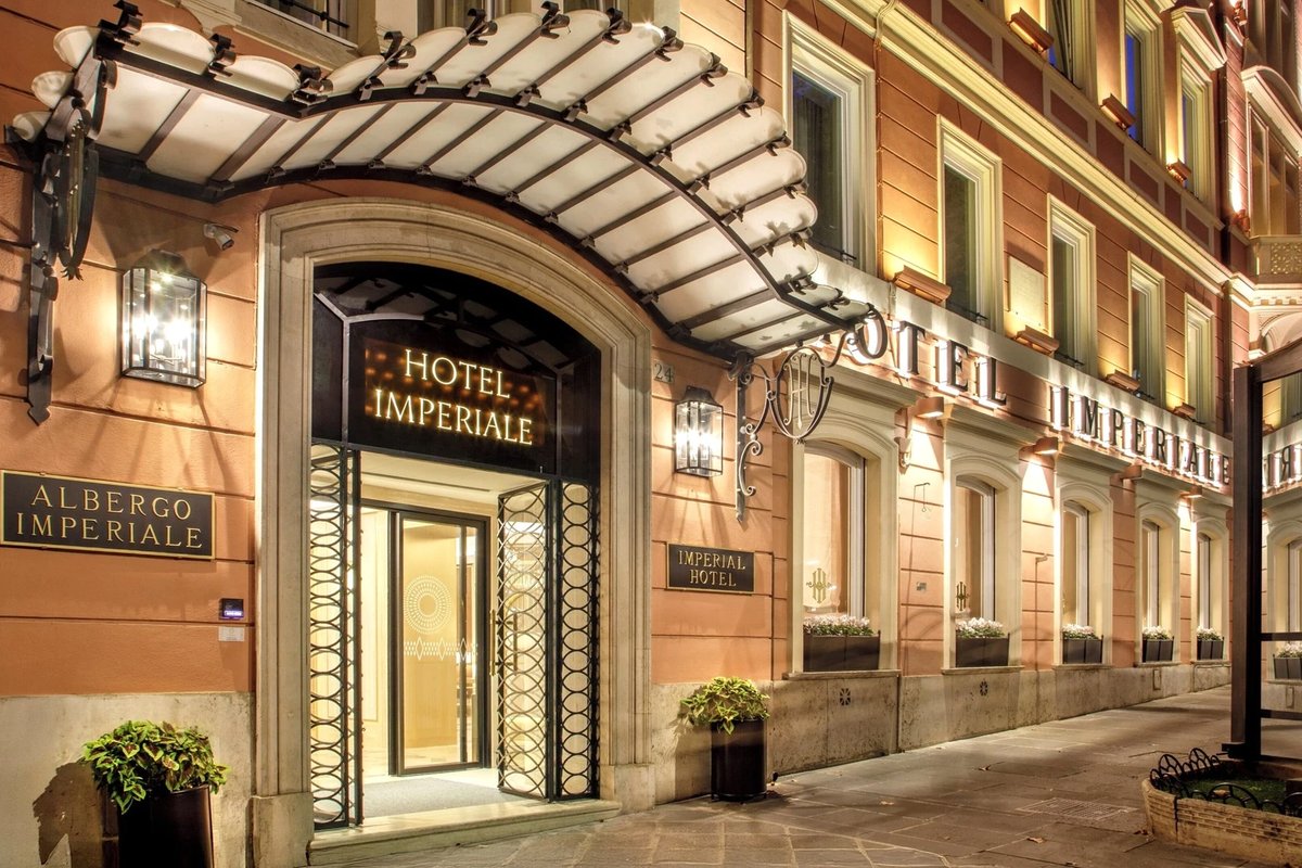 Hotel exterior at Hotel Imperiale, Rome