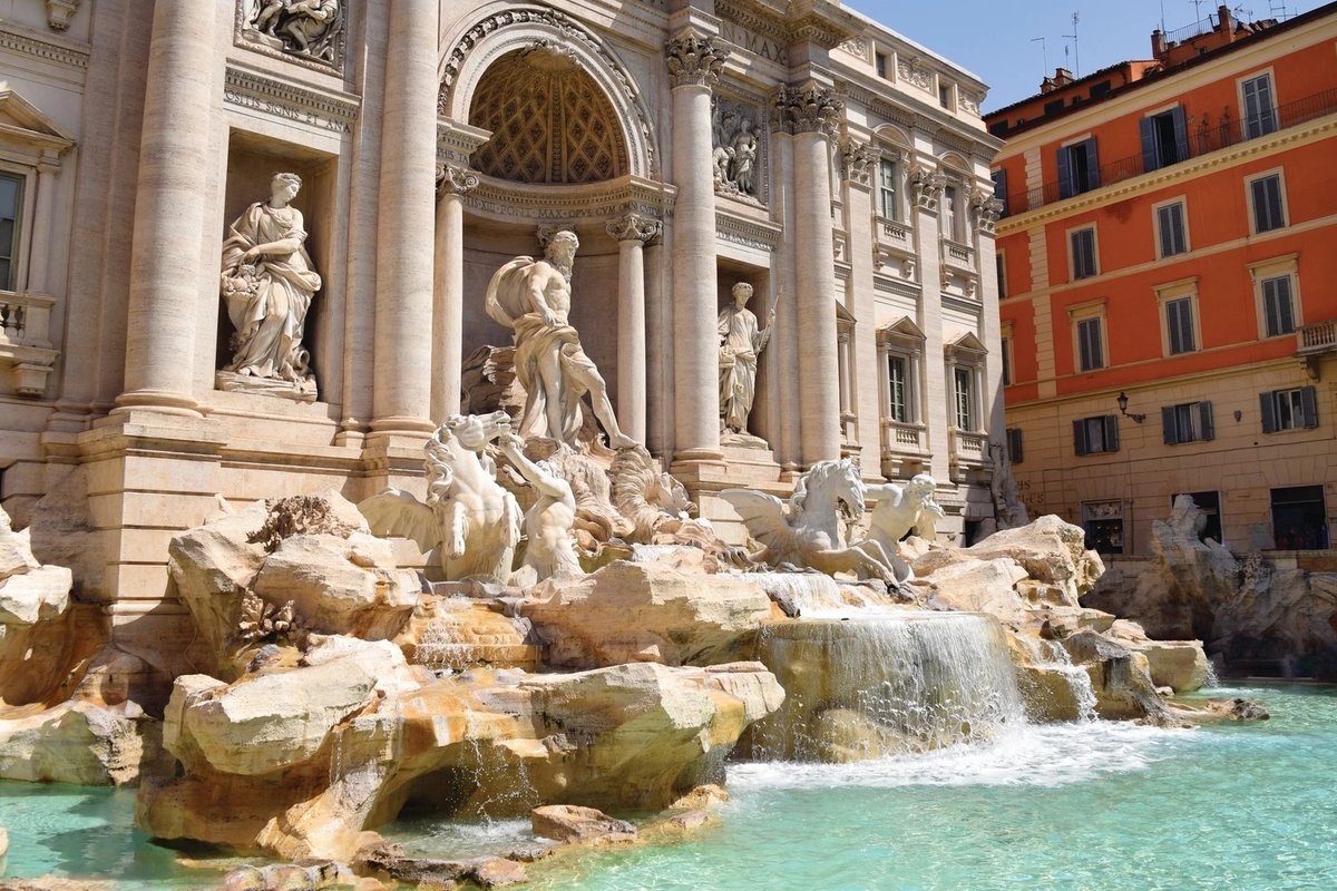 Trevi Fountain in Rome, Italy