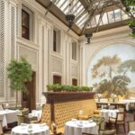 Restaurant terrace at Raffles London at The OWO hotel