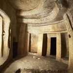 Ħal Saflieni Hypogeum chamber in Malta