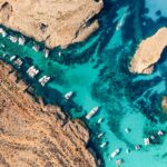 Coastal aerial view in Malta