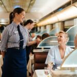 Dining on The Ghan in Gold Premium.
